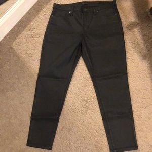 Banana Republic coated skinny jeans